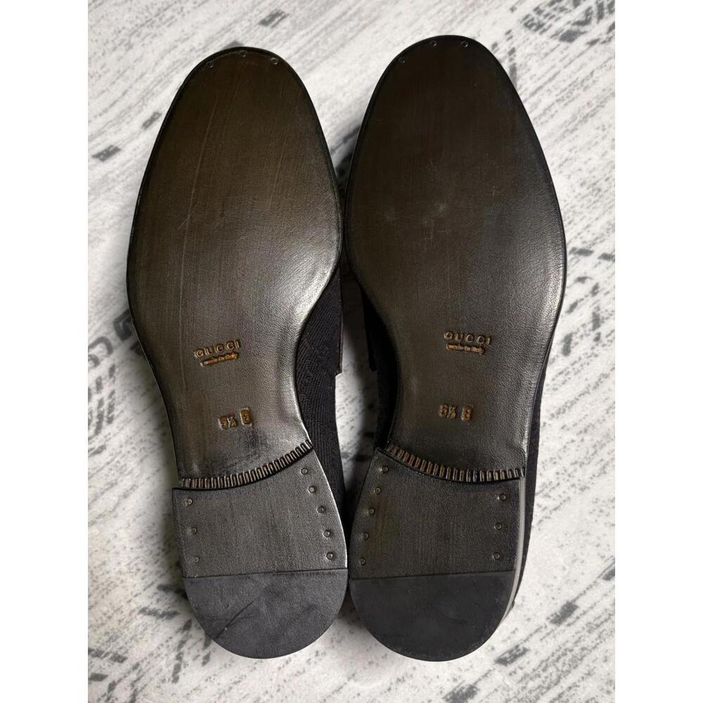Gucci Shoes GG Monogram Horsebit Loafers Size 5 1/2 B - Picture 4 of 9